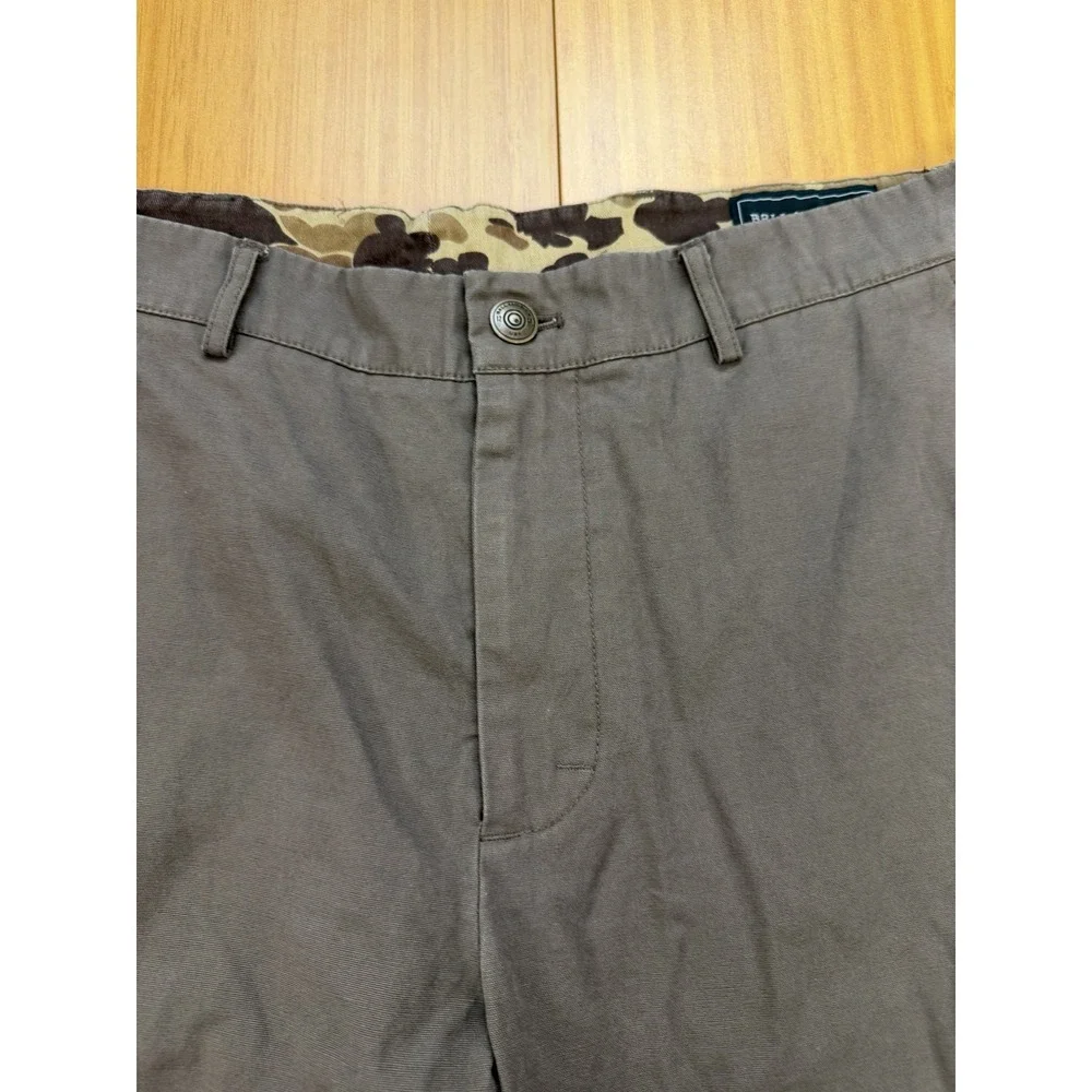 Ball and Buck Chinos Mens 36 Brown Hunter's Pants Camo Trim Made in USA